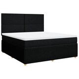 thumbnail of vidaXL Boxspringbett mit Matratze Schwarz 180x200 cm Stoff