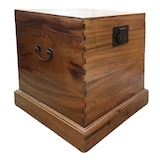 thumbnail of OPIUM OUTLET Truhe Kasten Kiste Box Aufbewahrung Möbel aus Holz "CHEST-01" braun mit Deckel Schatztruhe Vintage kolonial chinesisch asiatisch
