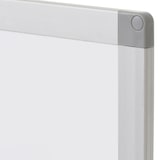 thumbnail of Whiteboard HWC-L87, Magnettafel, zwei Tafeln beidseitig beschreibbar höhenverstellbar rollbar inkl. Zubehör 101x69cm