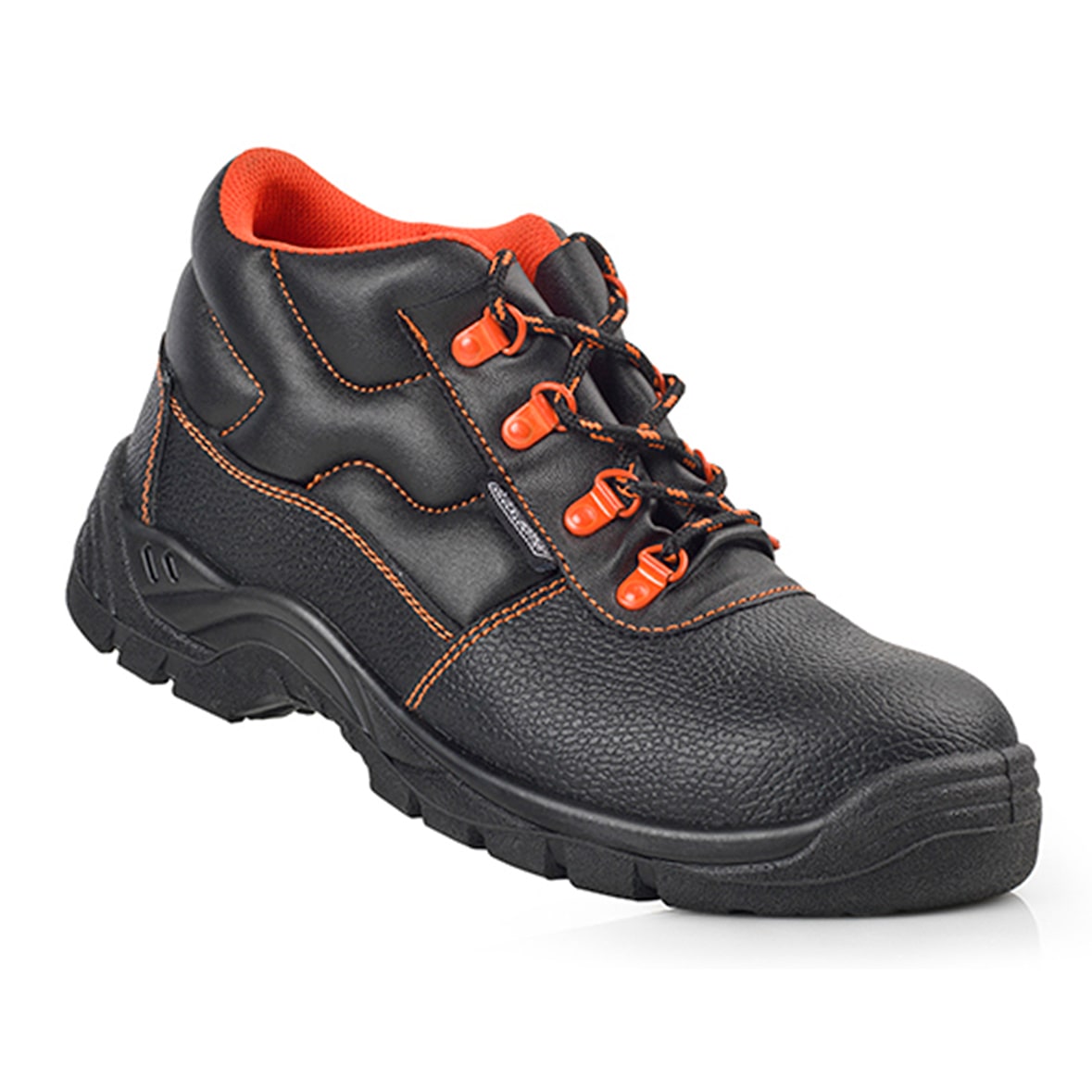 BLACKLEATHER - Sicherheitsstiefel Schwarzes Leder S3 Src Größe 44 Blackleather