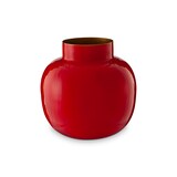 thumbnail of Pip Studio - Vase métal rond Blushing Birds Rouge - 25cm