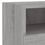 thumbnail of Helloshop26 - Multimedia-TV-Möbel TV-Regal TV-Sideboard Esszimmer Wohnzimmer Schlafzimmer 4-teilig Sonoma Holzwerkstoff grau 02_0029247