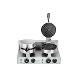 thumbnail of Royal Catering Doppel-Waffeleisen mit 2 x 1.300 Watt - rund