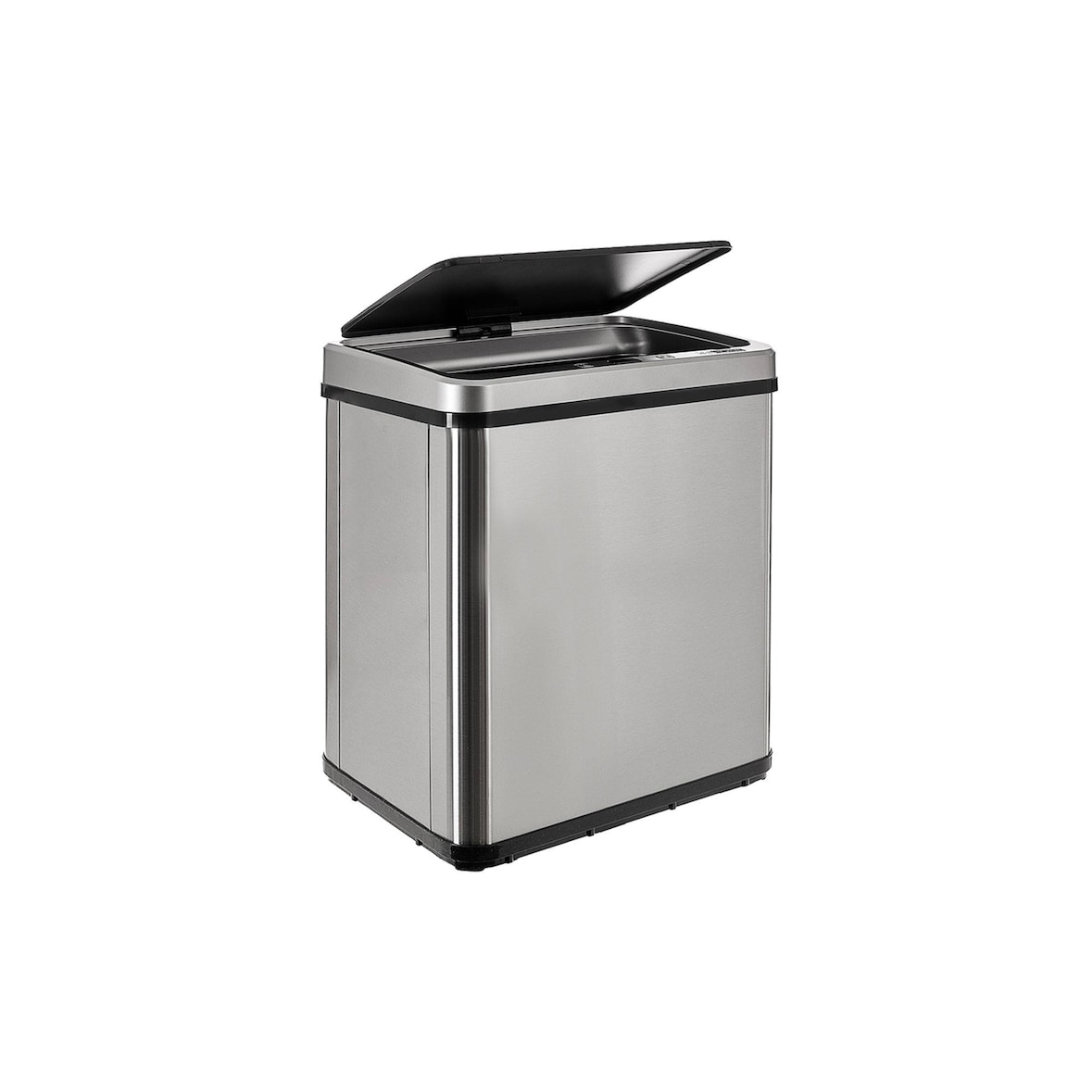 WellHome - Slimme Prullenbak 30L grijs 35,5x26x43,5 cm – Automatisch/Handmatig openen