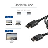 thumbnail of ACT AK3981 4K DisplayPort kabel | Male/Male | Power Pin 20 aangesloten | Zwart | 3 meter