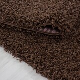 thumbnail of Hochflorteppich Shaggy Einfarbig Weich Flauschig Waschbar Strapazierfähig Schlafzimmer Esszimmer Braun 140x200 cm – RHEIN von Kadima Design