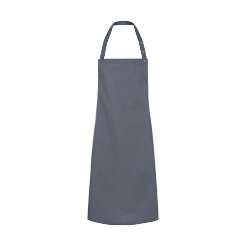 Bib Apron Press Stud Santorini: One Size / Anthracite
