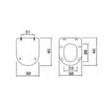thumbnail of Creavit Duroplast WC Sitz Toilettensitz Absenkautomatik Softclose Gold