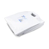 thumbnail of 100x GASTRO Papiertragetaschen 25 x 26 x 17 cm mit EAN-Code weiss