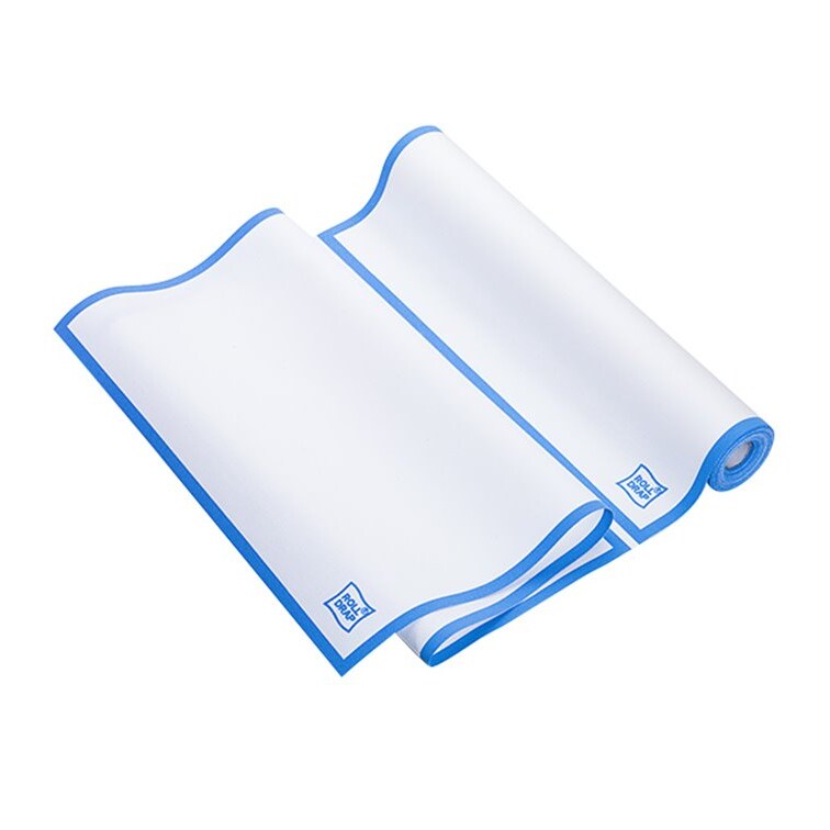 MONOUSO - Paños en Rollo "Roll Drap" Cenefa Azul 40x64cm P64cm (200 Uds)