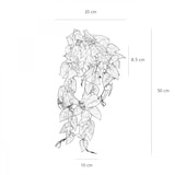 thumbnail of LIGNE DÉCO Plante succulente retombante artificielle 50cm lot de 2