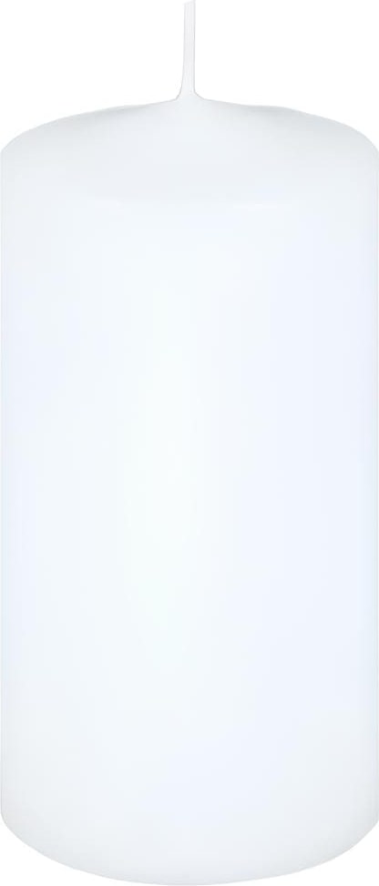 Premium Stumpenkerzen Weiß 120 x 60 mm, 1 Stück