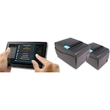 thumbnail of 10"  Mobile Kasse für Restaurant, Cafe, Biergarten: Terminal + 2xBondrucker