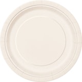 thumbnail of 20 kleine runde Teller elfenbein