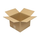 thumbnail of Wellpapp-Faltkarton 2-wellig, 250x250x180mm, Qual. 2.20BE, braun, Fefco 0201, 20 Kartons