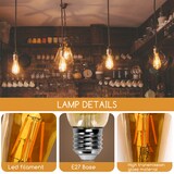 thumbnail of 6 W Dimmbar ST64 LED E27 Filament Leuchtmittel Retro Nostalgie Glühbirne Standard Edison Gewinde 2200K