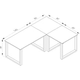 thumbnail of U Schreibtisch Eckschreibtisch L Form 220x160x80