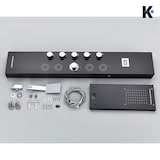 thumbnail of BERND | Painel de duche premium Chuveiro de chuva em aço inoxidável|de massagem preto mate Sistema de duche|Torneira misturadora Misturadora de duche