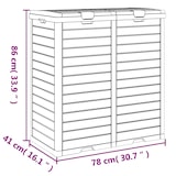 thumbnail of vidaXL Outdoor-Mülltonne Hellbraun 78x41x86 cm Polypropylen