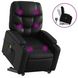 thumbnail of vidaXL Massagesessel mit Aufstehhilfe Schwarz Kunstleder