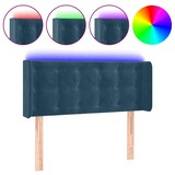 thumbnail of vidaXL LED Kopfteil Dunkelblau 103x16x78/88 cm Samt