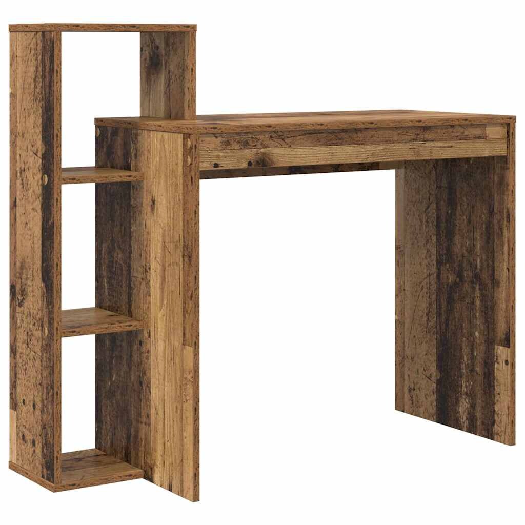 Scrivania in legno vecchio 100 x 40 x 90 cm Modello Vega ProDesk Nordic in legno composito
