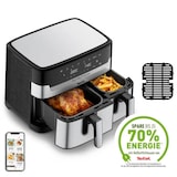 thumbnail of TEFAL Dual Easy Fry & Grill 8,3 L Edelstahl EY905D
