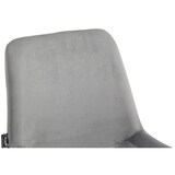thumbnail of CHEFGASTRO 4er Set Esszimmerstuhl NAIROBI Samt HxBxT 80x51x60cm Samt Grau Küchenstuhl