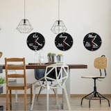 thumbnail of Securit® Silhouette Ardoise ''Horloge'' – Feutre-Craie Inclus + Kit de Fixation – 29x29 cm