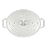 thumbnail of La Fonderie 1890 ronde braadpan IENA36 van geëmailleerd gietijzer, diameter 36 cm, inhoud 7,7 L, beige
