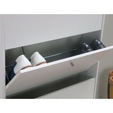 thumbnail of Escape Schuhschrank mit 4 Klappen Breite 75 cm, Höhe 148 cm weiss.