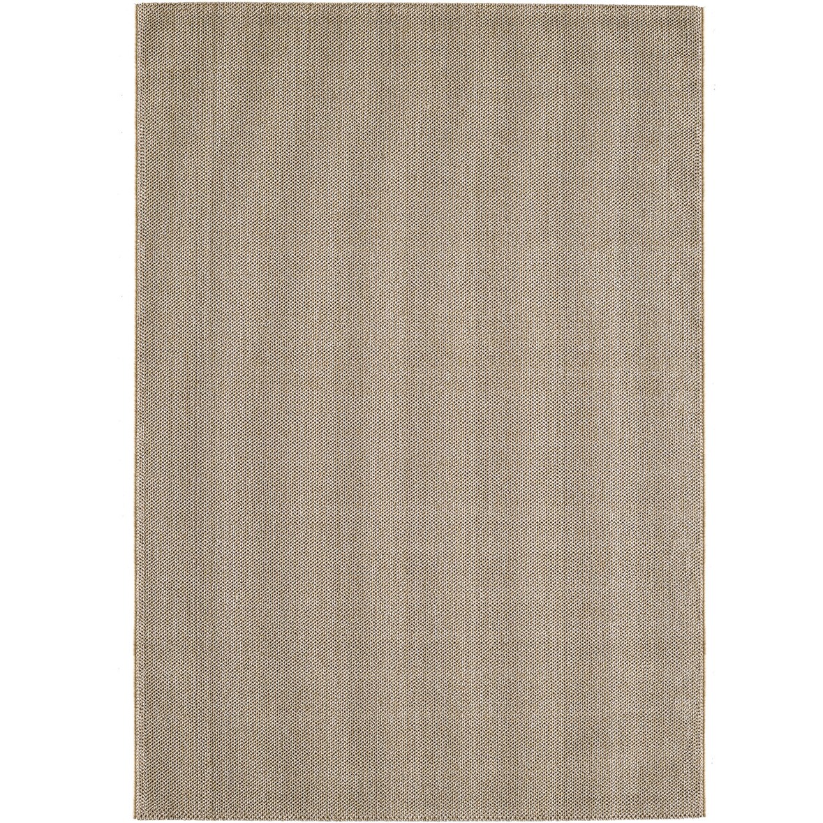 Teppich Waschbar Uni Elegant Strapazierfähig Schlafzimmer Flur Beige 80x150 cm OEKO-TEX Fußbodenheizung geeignet – CIMA von Kadima Design