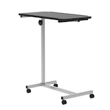 thumbnail of Mesa Auxiliar com Rodas Mesa para Sofá ou Cama com Altura Ajustável e Estrutura de Metal 77x40x76-100 cm Preto e Prata