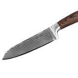 thumbnail of Wakoli EDIB Kleines Santokumesser aus Damast I 12cm Klinge I Pakka Griff