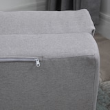 thumbnail of HOMCOM Poltrona Letto 3 in 1 Chaise Longue e Divano da Terra Grigio