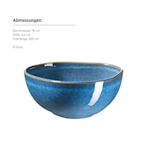 thumbnail of MÄSER Schüssel 16 cm, 6-er Set, KÖNIGSBLAU postsicher, Serie CORDELIA