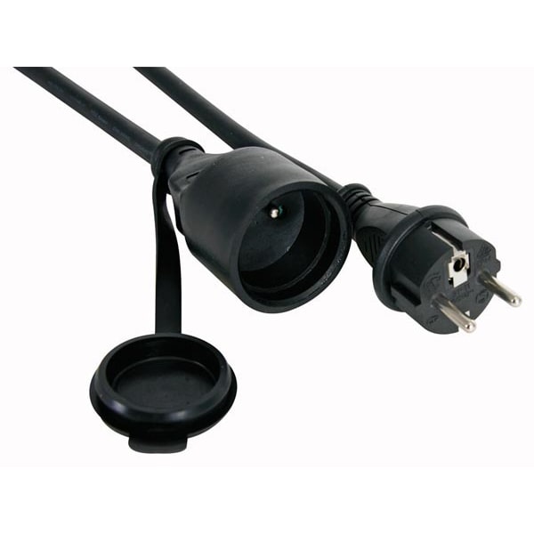 Cable Manguera 3x1.5 Cable De Manguera H05VV-F 3x1,5 Mm² Negro