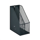 thumbnail of Relaxdays Stehsammler, A4, 2 Fächer, Mesh, HxBxT: 31,5 x 14,5 x 25 cm, Büro & Home-Office, Stehordner, Metall, anthrazit