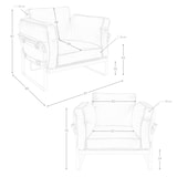 thumbnail of Angel Cerdá Poltrona de couro Camel 5169C