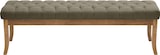 thumbnail of CLP Sitzbank Ramses Stoff mit hellem Holzgestell Stoff HBT: 46x150x38 cm taupe 150 cm