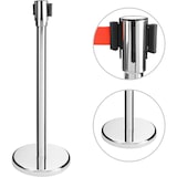 thumbnail of 2x Colonnina segnapercorso con nastro retrattile rosso Barriere retrattili