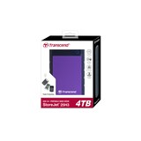thumbnail of Transcend StoreJet 25H3 Externe Festplatte 4000 GB Schwarz, Violett