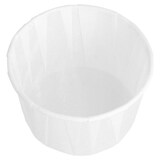 thumbnail of Tarrinas Papel Plisado 100 Ml 80 G/M2 Ø6,5X3,8 Cm Blanco Perg. Antigrasas (250 unidades)
