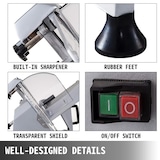 thumbnail of Cortadora de fiambre,embutido cortafiambres profesional disco corte 25cm