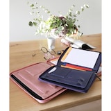 thumbnail of Rhodiarama Konferenzmappe, kleines Modell 19,5x25,5 cm, für Block A5 - Mitternachtsblau 168104C