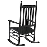 thumbnail of vidaXL Schaukelstuhl mit Gebogener Sitzfläche Massivholz Pappel, Gartenstuhl, Outdoor Stuhl, Outdoor Schaukelstuhl, Terrassenstuhl