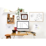 thumbnail of Bi-Office Magnetisch Whiteboard met Grenenhouten Frame 90x60cm