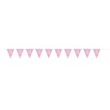 thumbnail of Wimpelkette rosa & silber Zahl 70
