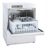 thumbnail of Lavabicchieri professionale elettronica, cesto quadrato 40x40, pompa scarico, dosatore detergente e brillantante, 5 cicli lavaggio, Modello EVA40