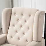 thumbnail of HOMCOM Poltrona per Salotto in Stile Francese con Cuscini Beige